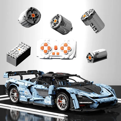 TiaGole MOC Building Block Set: Motorized RC McLaren Senna Hypercar T5013A, Model T5013APF