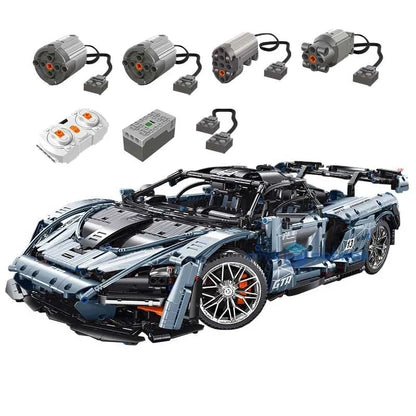 TiaGole MOC Building Block Set: Motorized RC McLaren Senna Hypercar T5013A, Model T5013APF