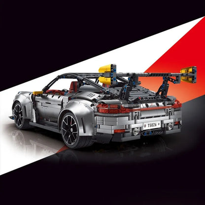 TiaGole MOC Building Block Set: Motorized RC Porsche 911 GT2 RS Sports Car, Model T5026APF
