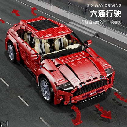 TiaGole MOC Building Block Set: Motorized RC Racing Aston Martin DBX Car, Model T5024BPF