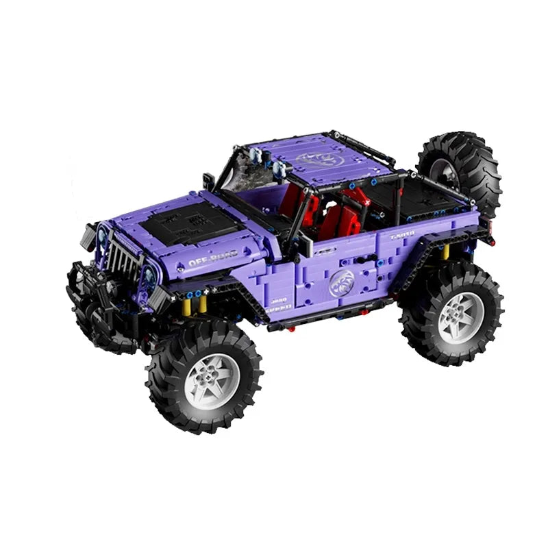 TiaGole MOC Motorized Building Block Set: Off-Road SUV JEEP Wrangler Trailcat T5010B