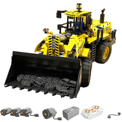 TiaGole MOC Motorized Building Block Set: RC APP Front Loader Tractor Truck, Model T4002