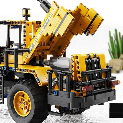 TiaGole MOC Motorized Building Block Set: RC APP Front Loader Tractor Truck, Model T4002
