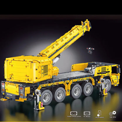 TiaGole MOC Building Block Set: RC Motorized Heavy Lift Crane Truck T4004
