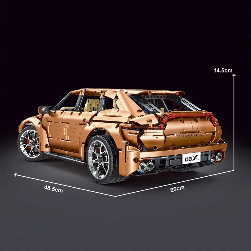 TiaGole MOC Building Block Set: RC Motorized Racing Aston Martin DBX Car, Model T5024APF