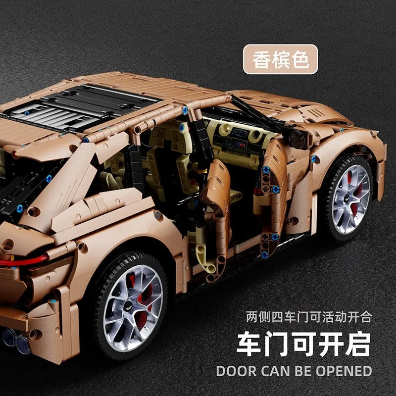 TiaGole MOC Building Block Set: RC Motorized Racing Aston Martin DBX Car, Model T5024APF
