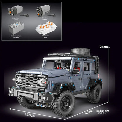 TiaGole MOC Motorized Building Block Set: RC Off-Road AWD Tank 300 SUV Car T5015A, Model T5015APF