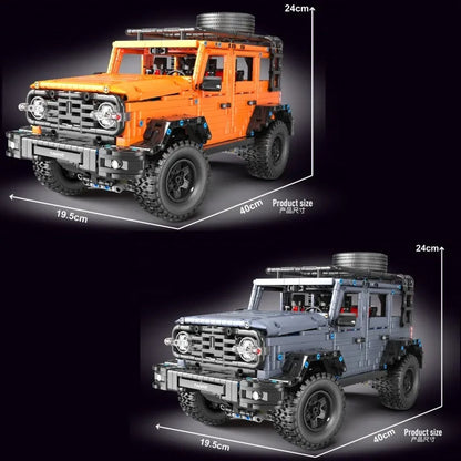 TiaGole MOC Motorized Building Block Set: RC Off-Road AWD Tank 300 SUV Car T5015A, Model T5015APF