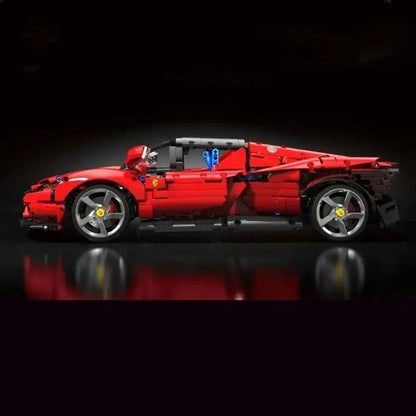 TiaGole MOC Motorized Building Block Set: Super Ferrari SP3 Racing Sports Car T5032