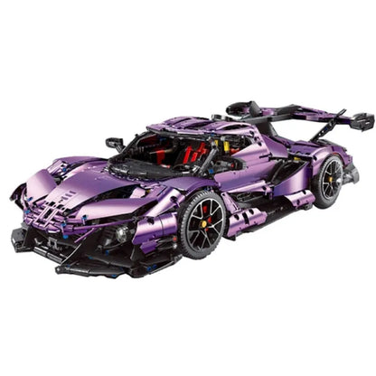TiaGole MOC Motorized Building Block Set: Super Racing Car Gumpert Apollo IE T5012B