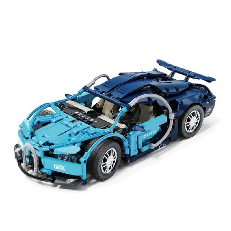 TiaGole MOC Motorized Building Block Set: T2006 Bugatti Chiron Super Racing Car
