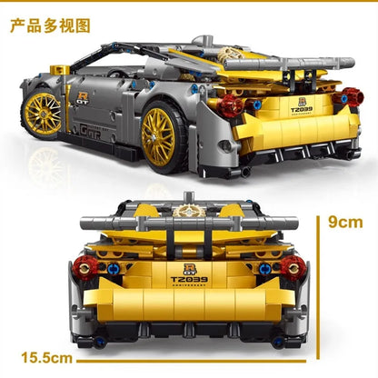 TiaGole MOC Motorized Building Block Set: T2039 Super Racing Sports Car