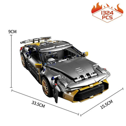 TiaGole MOC Motorized Building Block Set: T2039 Super Racing Sports Car