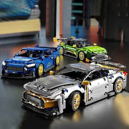 TiaGole MOC Motorized Building Block Set: T2040 Super Racing Sports Car