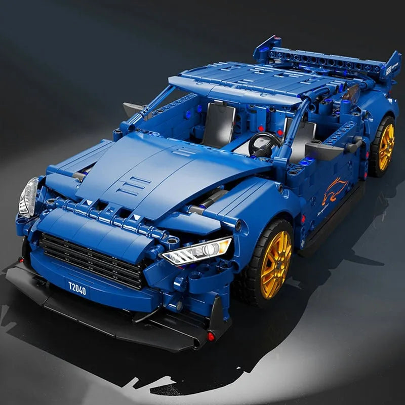 TiaGole MOC Motorized Building Block Set: T2040 Super Racing Sports Car