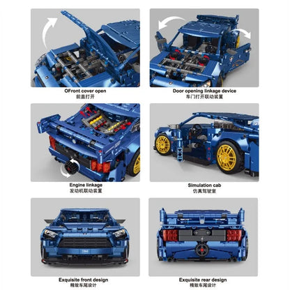 TiaGole MOC Motorized Building Block Set: T2040 Super Racing Sports Car