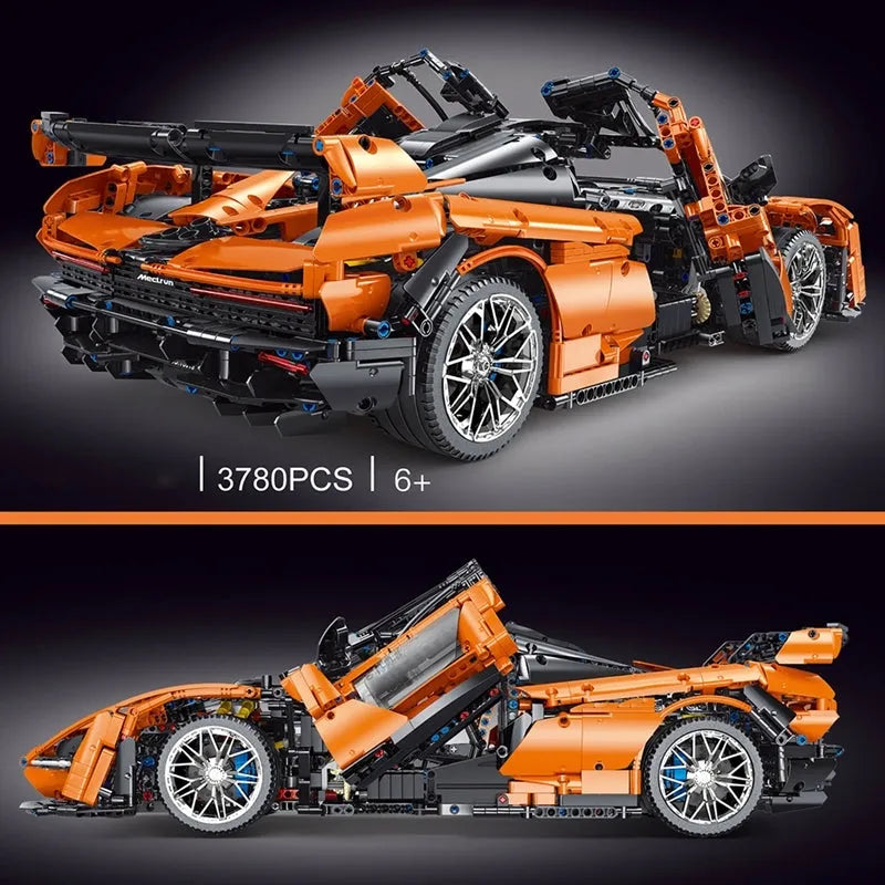 TiaGole MOC Building Block Set: T5013 RC Motorized McLaren Senna Hypercar, Model T5013PF