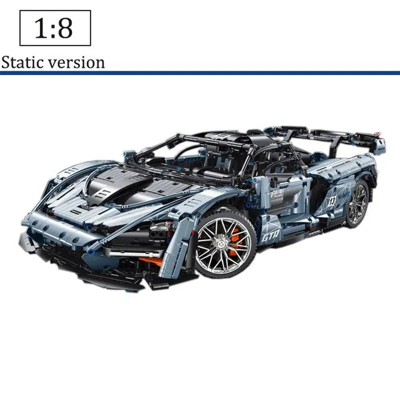 TiaGole MOC Motorized Building Block Set: T5013A Hypercar McLaren Senna Racing Car