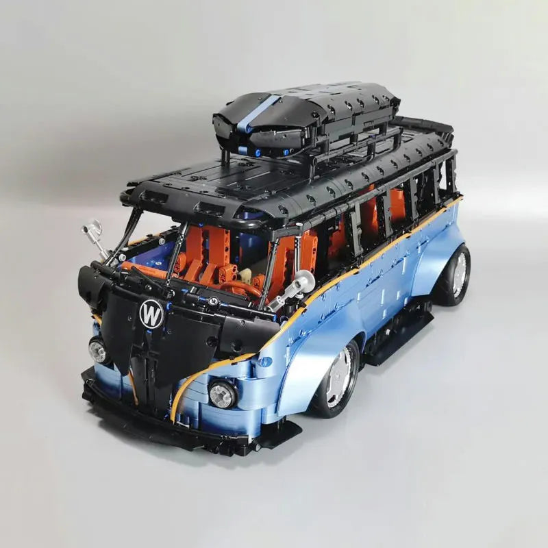 TiaGole MOC Building Block Set: T5022A Tech Motorized RC Camper Bus Van, Model T5022APF