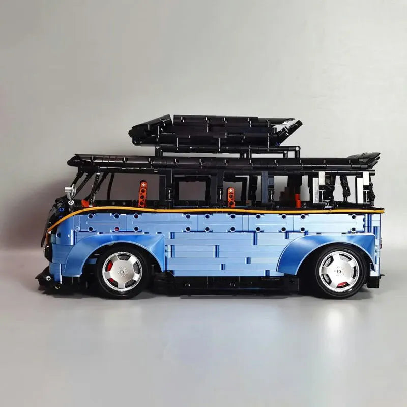 TiaGole MOC Building Block Set: T5022A Tech Motorized RC Camper Bus Van, Model T5022APF