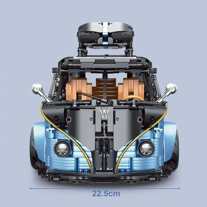 TiaGole MOC Building Block Set: T5022A Tech Motorized RC Camper Bus Van, Model T5022APF