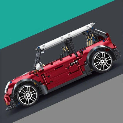 TiaGole MOC Building Block Set: T5025B Motorized RC MINI Cooper S Sports Car, Model T5025BPF