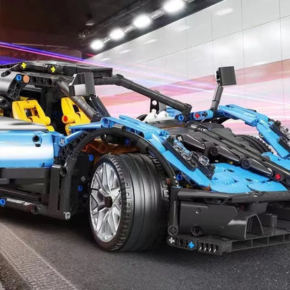 TiaGole MOC Motorized Building Block Set: T5038 Pagani Zonda R Sports Car Supercar