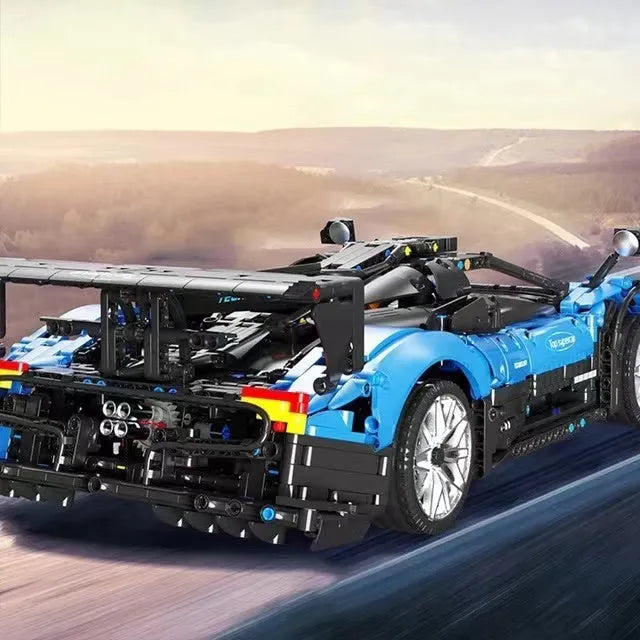 TiaGole MOC Motorized Building Block Set: T5038 Pagani Zonda R Sports Car Supercar