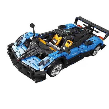 TiaGole MOC Motorized Building Block Set: T5038 RC APP Sports Car Pagani Zonda R, Model T5038PF