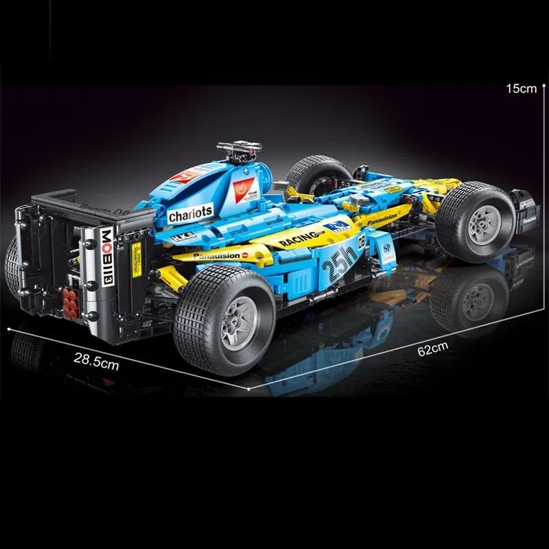 TiaGole MOC Motorized Building Block Set: F1 Formula One Racing Car T5008