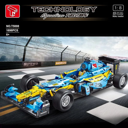 TiaGole MOC Motorized Building Block Set: F1 Formula One Racing Car T5008