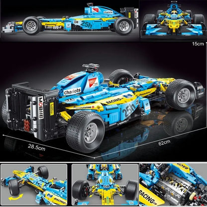 TiaGole MOC Motorized Building Block Set: F1 Formula One Racing Car T5008