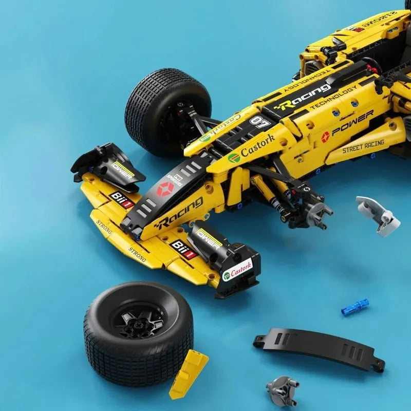 TiaGole MOC Motorized Building Block Set: F1 Formula Racing Sports Car T5007