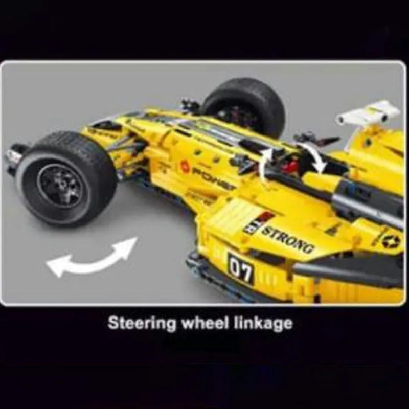 TiaGole MOC Motorized Building Block Set: F1 Formula Racing Sports Car T5007