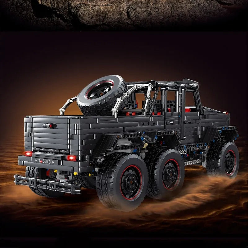TiaGole MOC Motorized Building Block Set: RC Off-Road LAND CRUISER Car T5020A, Model T5020APF