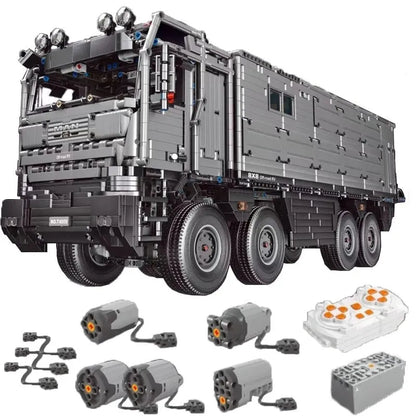 TiaGole MOC Building Block Set: Motorized MOC RC Luxury Off-Road Heavy RV Truck T4009, Model T4009PF