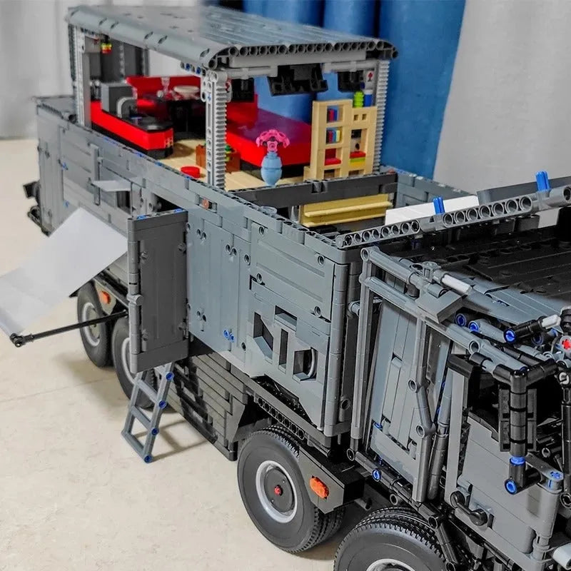 TiaGole MOC Building Block Set: Motorized MOC RC Luxury Off-Road Heavy RV Truck T4009, Model T4009PF
