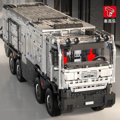 TiaGole MOC Building Block Set: Motorized MOC RC Luxury Off-Road Heavy RV Truck T4009, Model T4009PF