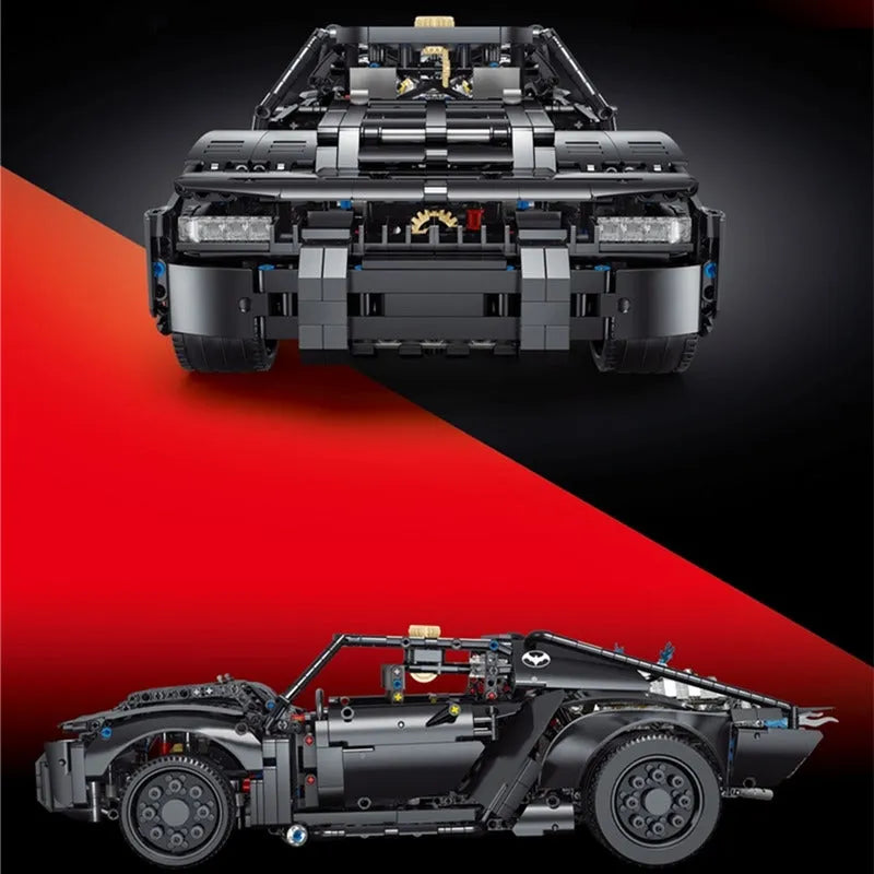 TiaGole Motorized Building Block Set: Super Batmobile Racing Batman Car T5029