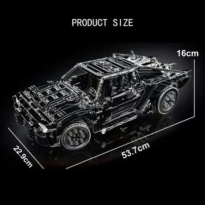 TiaGole Motorized Building Block Set: Super Batmobile Racing Batman Car T5029