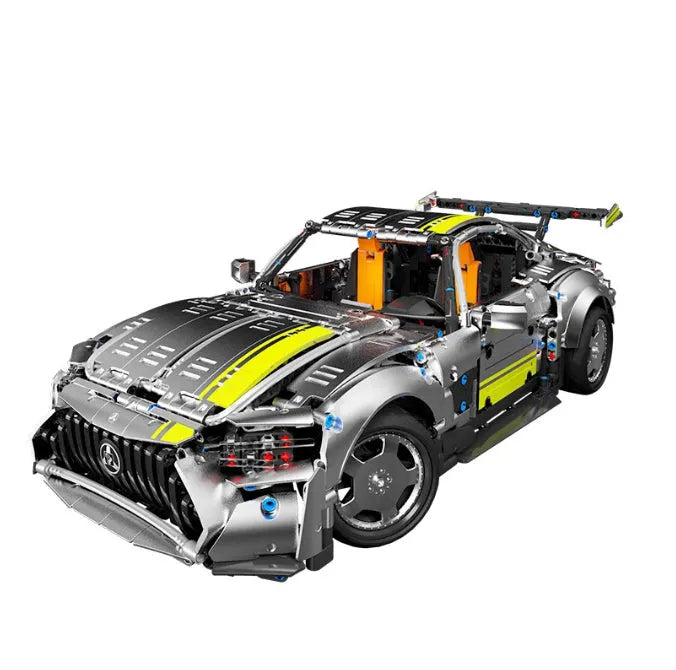 TiaGole MOC Motorized Building Block Set: APP RC AMG GT Super Racing Car T5035, Model T5035PF