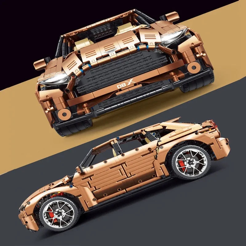 TiaGole MOC Motorized Building Block Set: Aston Martin DBX Racing Car T5024A