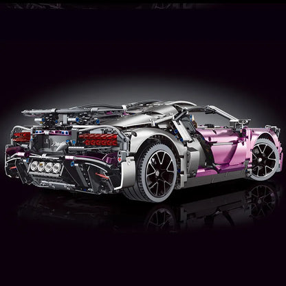 TiaGole MOC Motorized Building Block Set: Bugatti Divo Racing Car T5004A