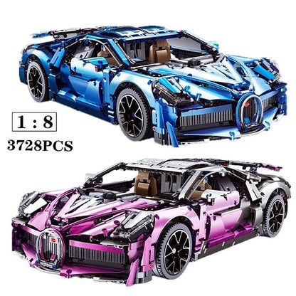 TiaGole MOC Motorized Building Block Set: Bugatti Divo Racing Car T5004A