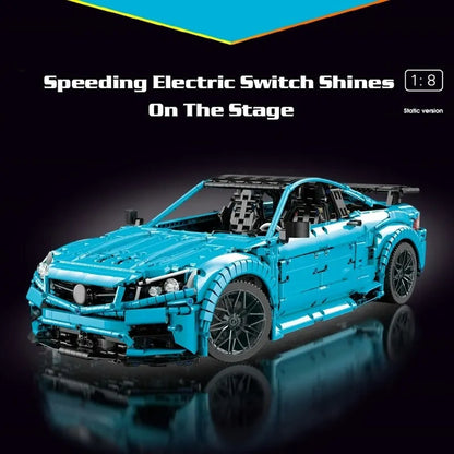TiaGole MOC Motorized Building Block Set: C63 AMG Racing Car T5002