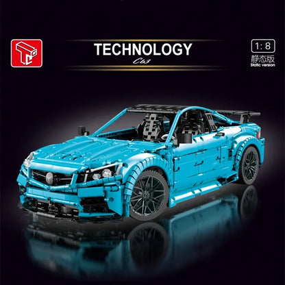 TiaGole MOC Motorized Building Block Set: C63 AMG Racing Car T5002