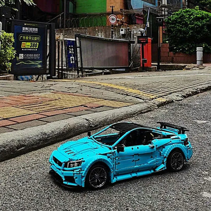 TiaGole MOC Motorized Building Block Set: C63 AMG Racing Car T5002