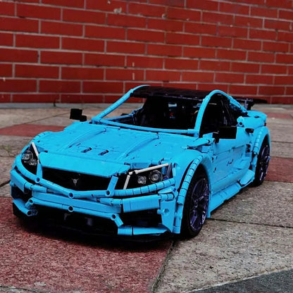 TiaGole MOC Motorized Building Block Set: C63 AMG Racing Car T5002