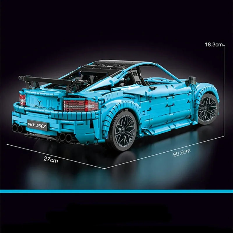 TiaGole MOC Motorized Building Block Set: C63 AMG Racing Car T5002
