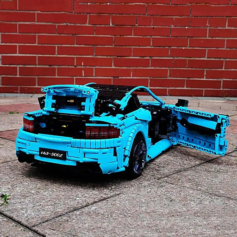 TiaGole MOC Motorized Building Block Set: C63 AMG Racing Car T5002